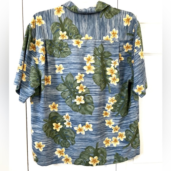 Jamaica Jaxx Hawaiian Silk Tropic print shirt sz Large - Picture 3 of 5
